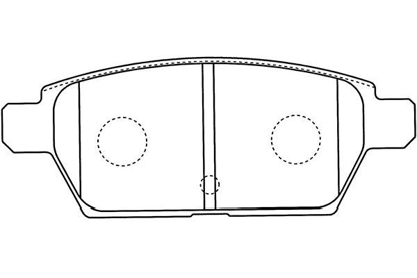 KAVO PARTS Комплект тормозных колодок, дисковый тормоз BP-4568